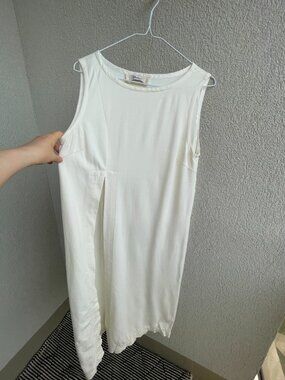 Motel Cream Midi Dress, size M-L, made in Italy